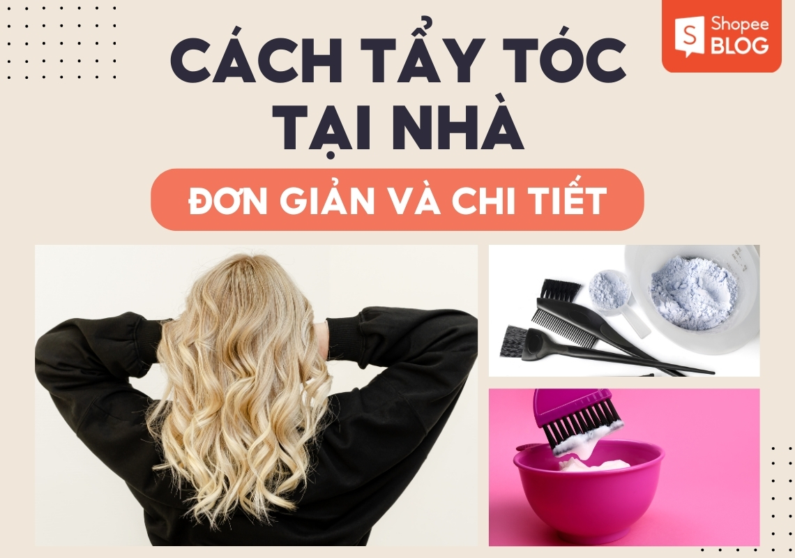 cách tẩy tóc tại nhà