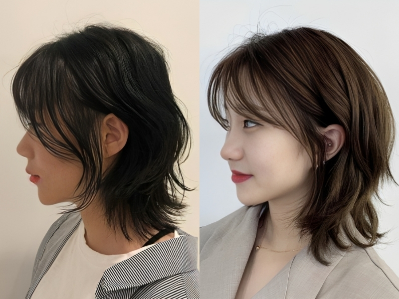 Tóc ngắn tomboy nữ mullet 