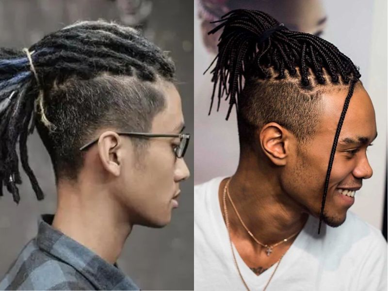 Tóc dreadlock undercut dáng dài