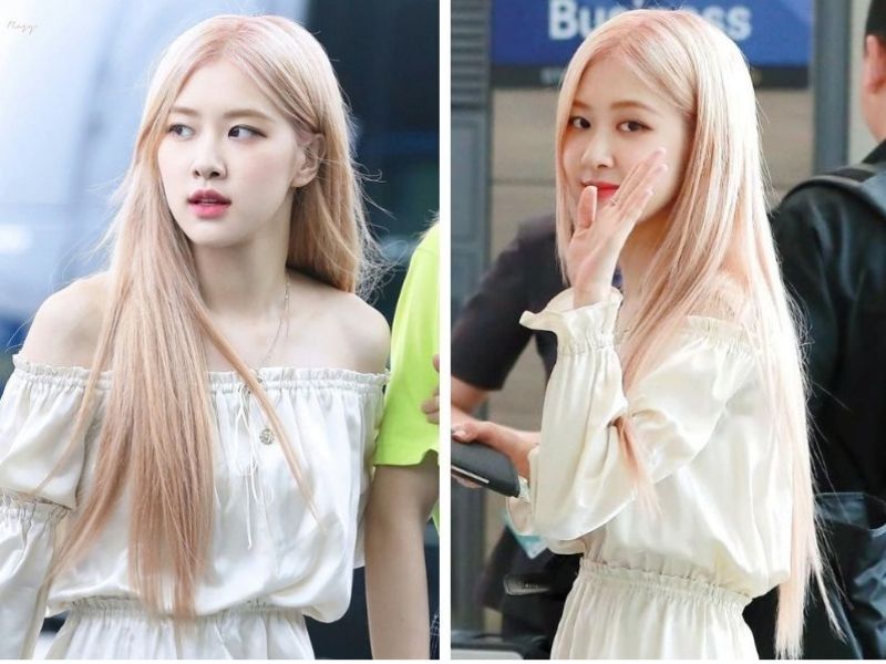 rosé tóc thẳng 