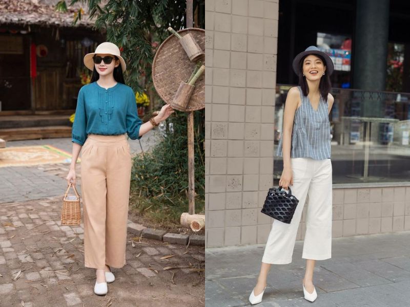 Quần culottes dành cho các bạn nữ 