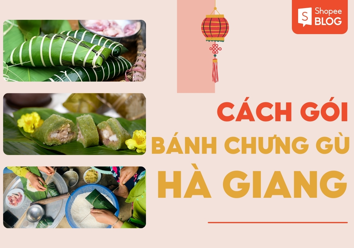 Cách gói bánh chưng gù