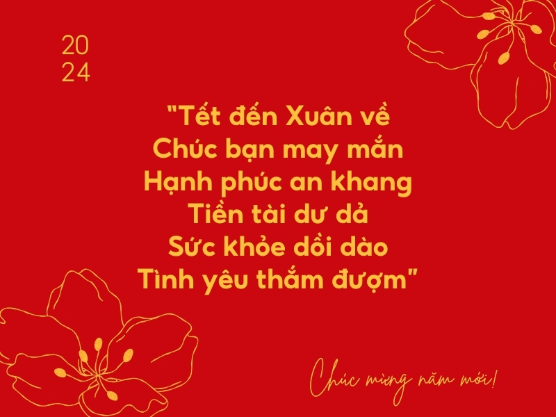 Thơ chúc tết bạn bè 