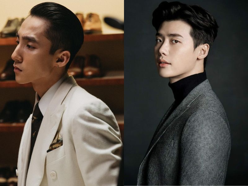 Sơn Tùng tóc pompadour và Lee Jong Suk tóc pompadour