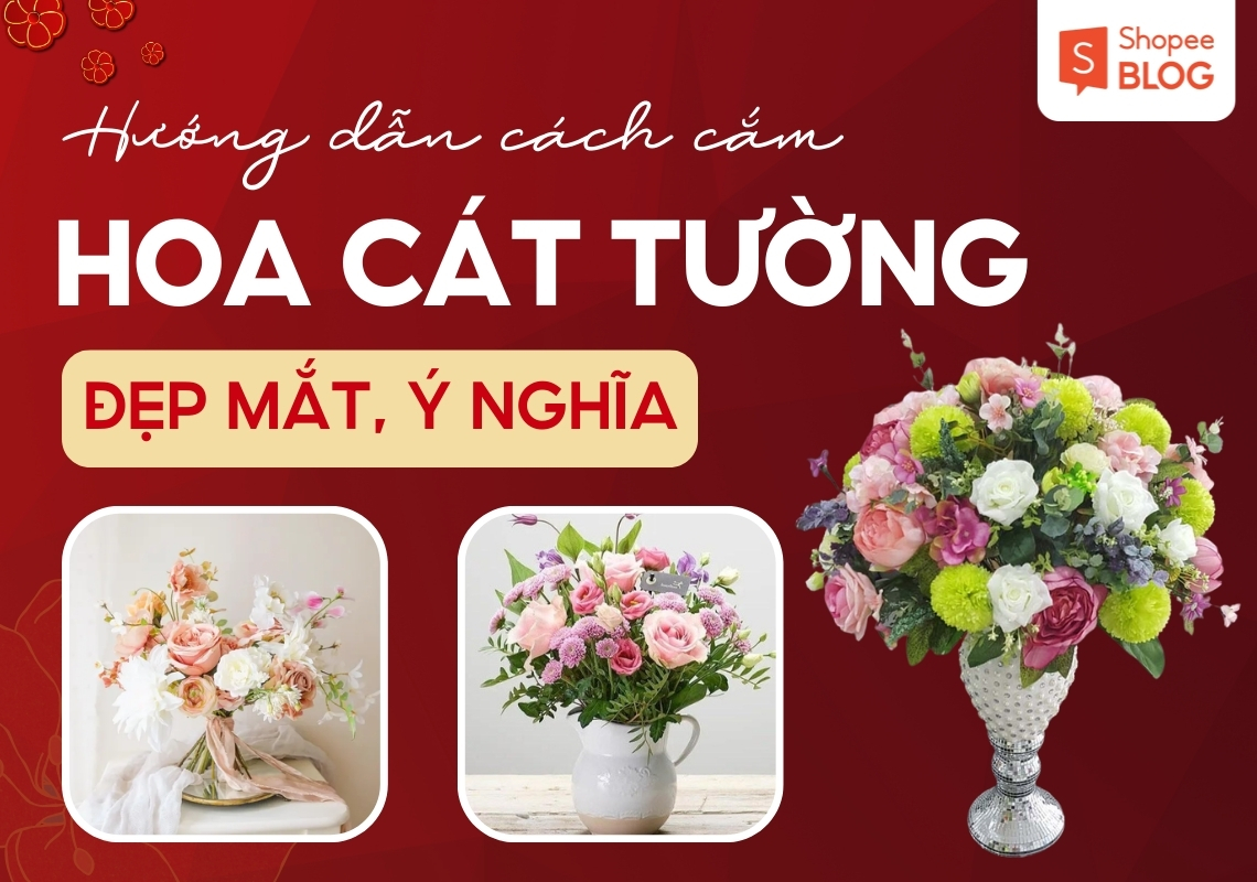 cắm hoa cát tường ngày tết