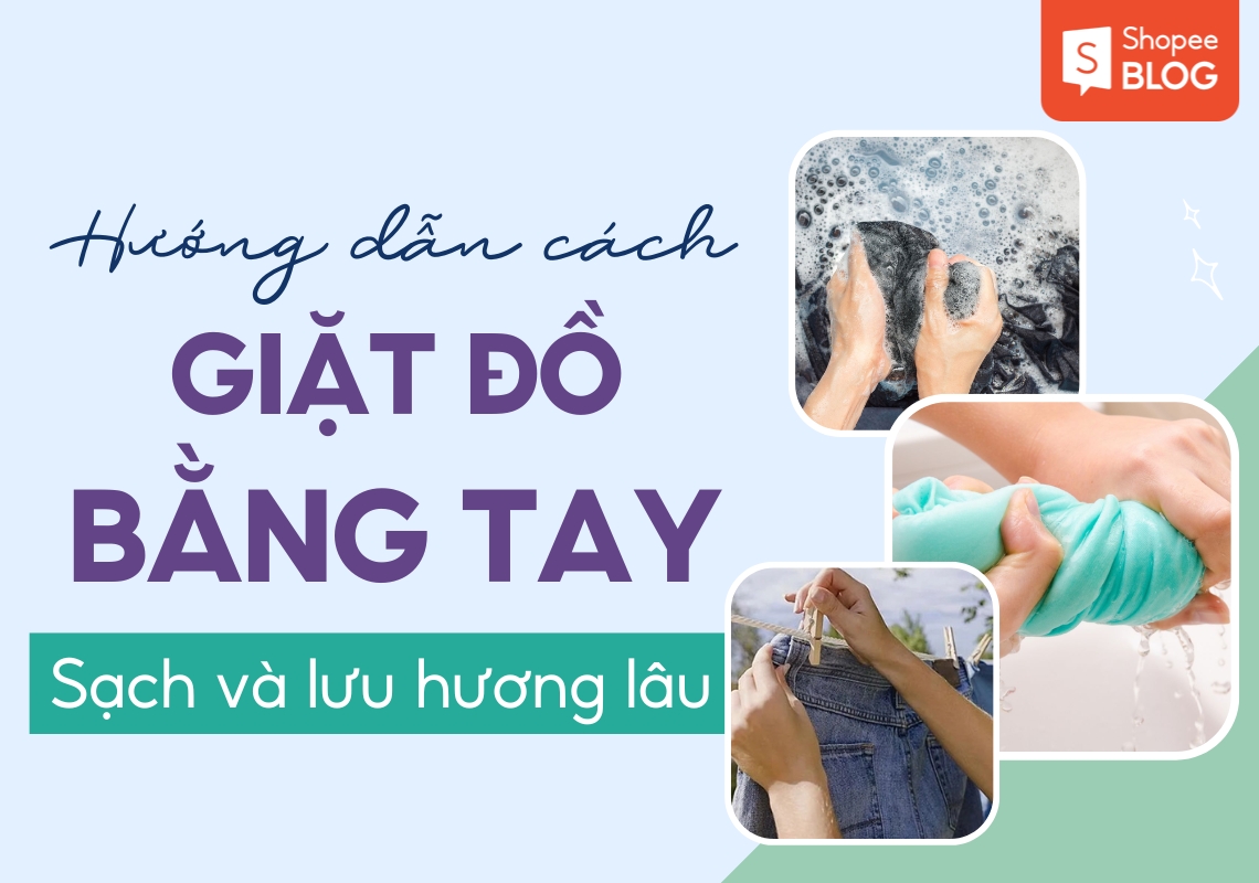 cách giặt đồ bằng tay