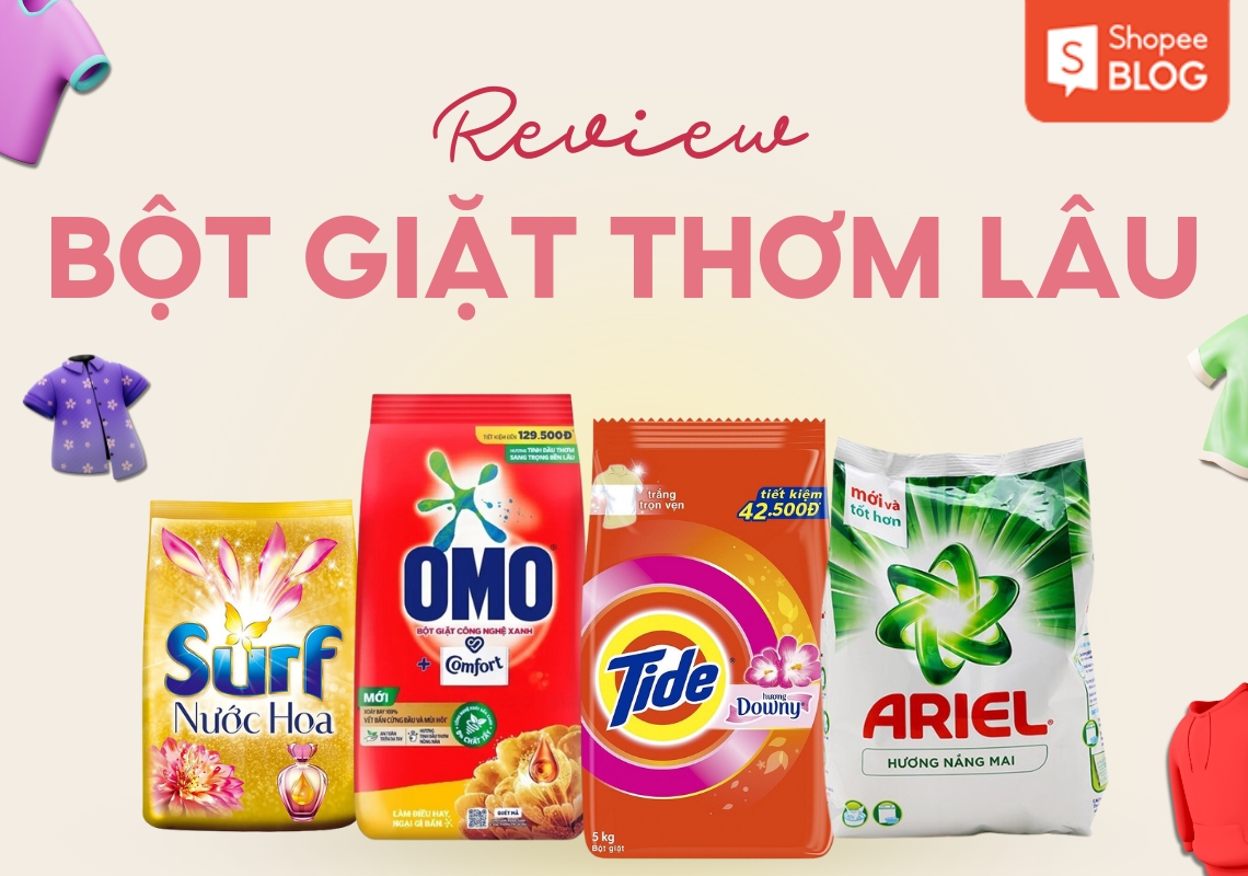 review bột giặt thơm lâu