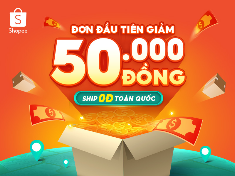 Đơn đầu tiên giảm 50,000Đ dành tặng bạn mới