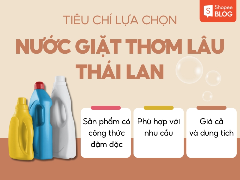 lưu ý khi chọn các loại nước giặt thơm lâu