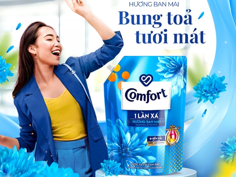 Nước xả Comfort hương ban mai