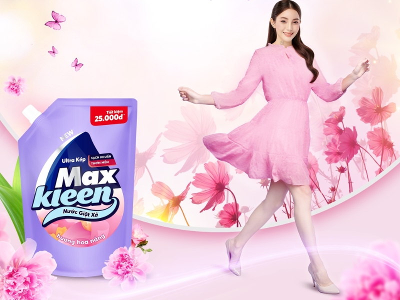 Nước giặt MaxKleen hương hoa nắng