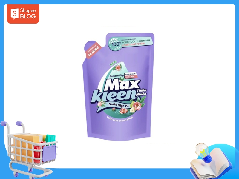 Nước giặt xả MaxKleen hương vườn hoa thanh khiết 