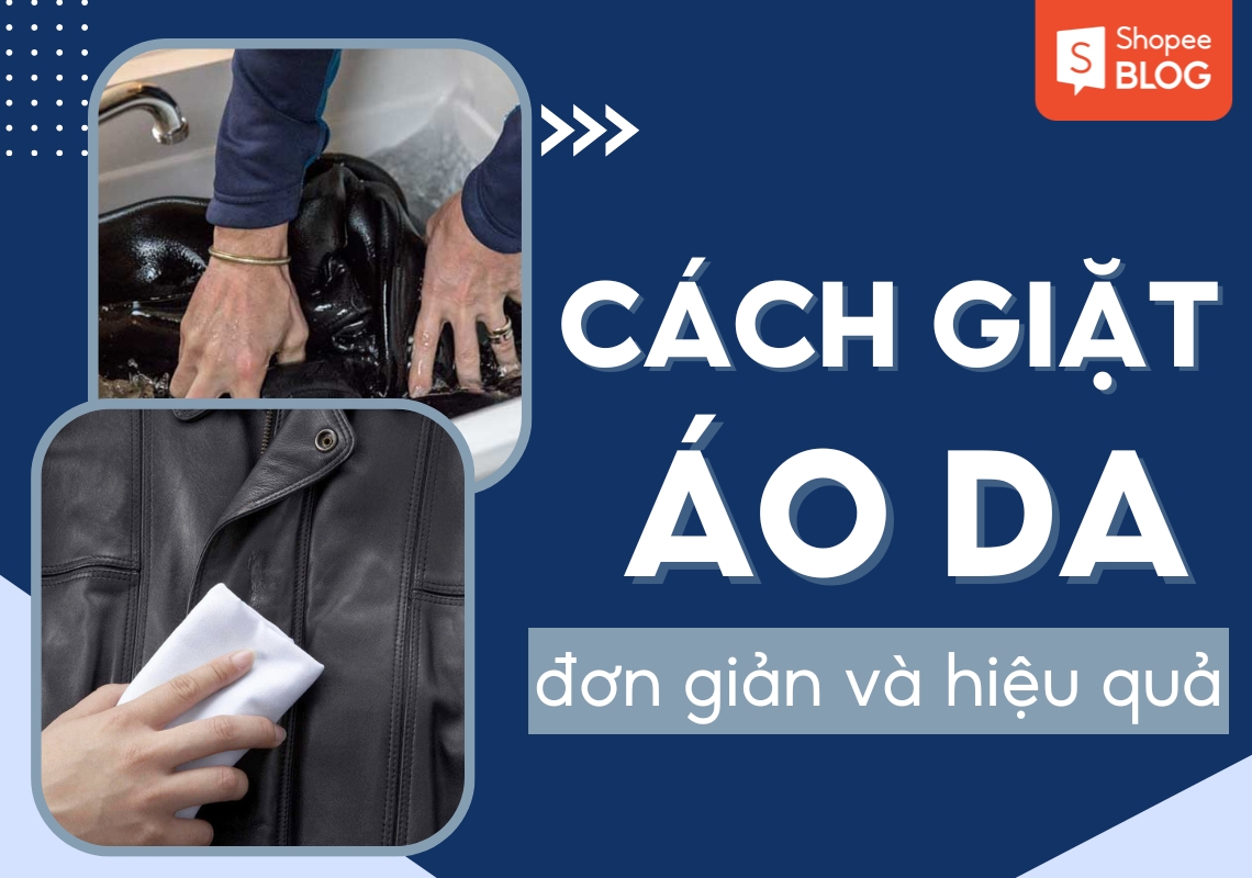 cách giặt áo da