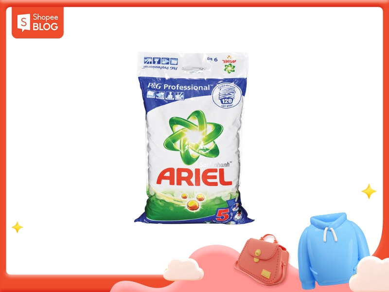 bột giặt ariel chuyên dụng