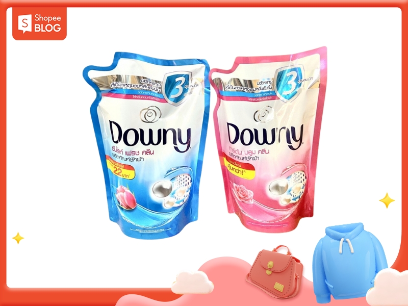 nước xả vải downy nội địa thái