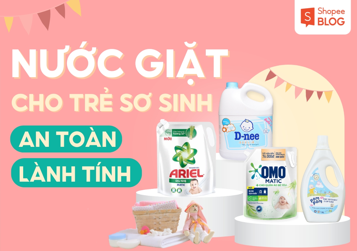 nước giặt cho trẻ sơ sinh