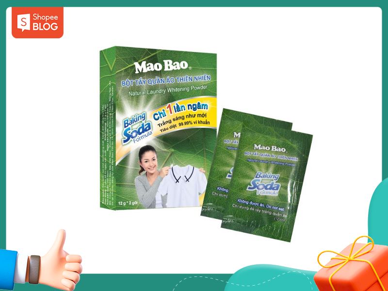 Review thuốc tẩy trắng quần áo Mao Bao 