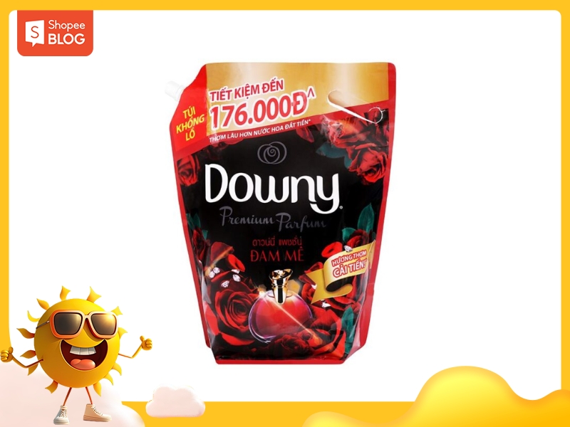 Nước xả vải Downy đam mê