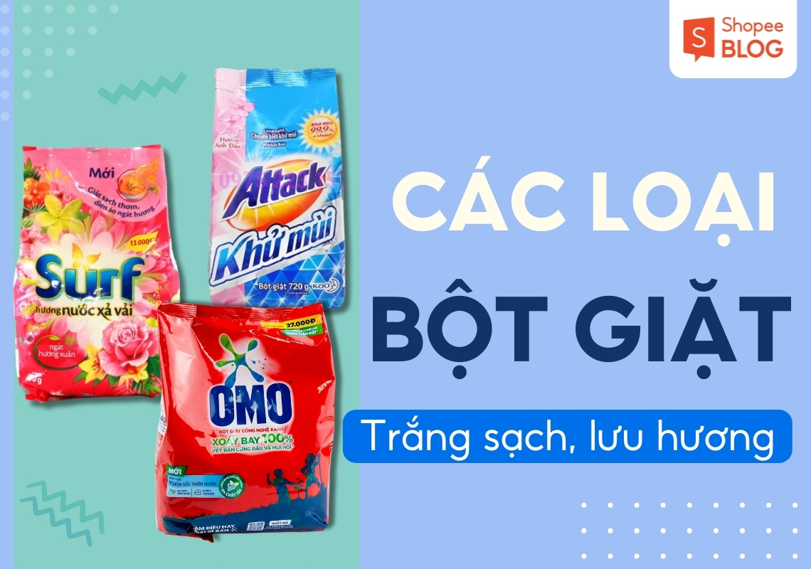 các loại bột giặt