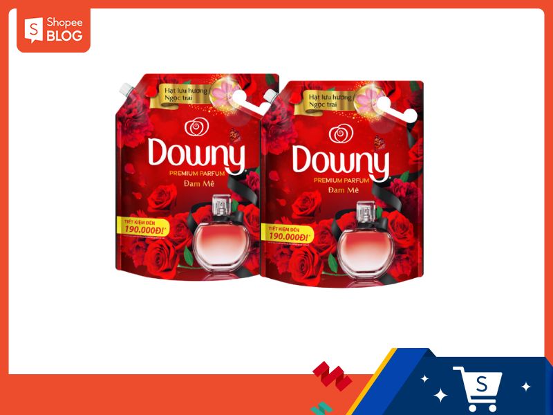 xả quần áo thơm lâu cùng downy