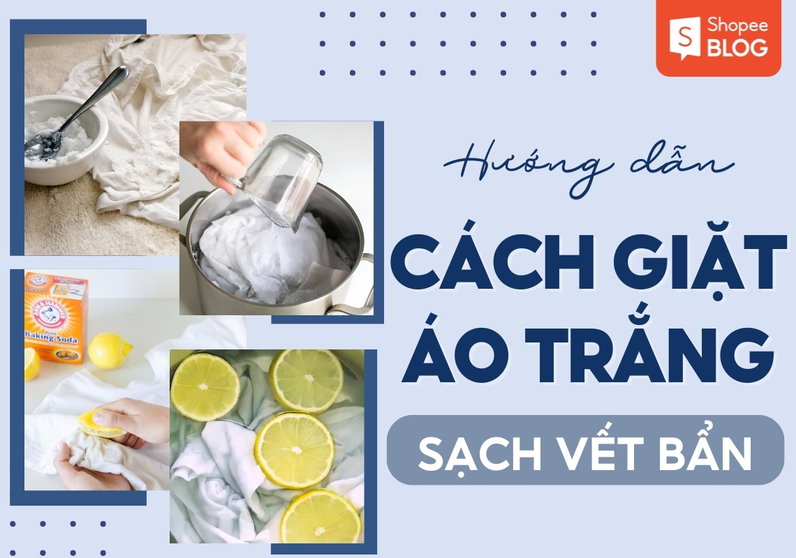 cách giặt áo trắng