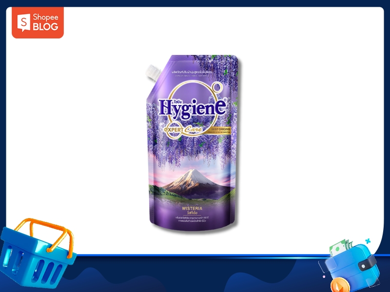 Nước xả Hygiene color tím hương thơm hoa tử đằng Wisteria