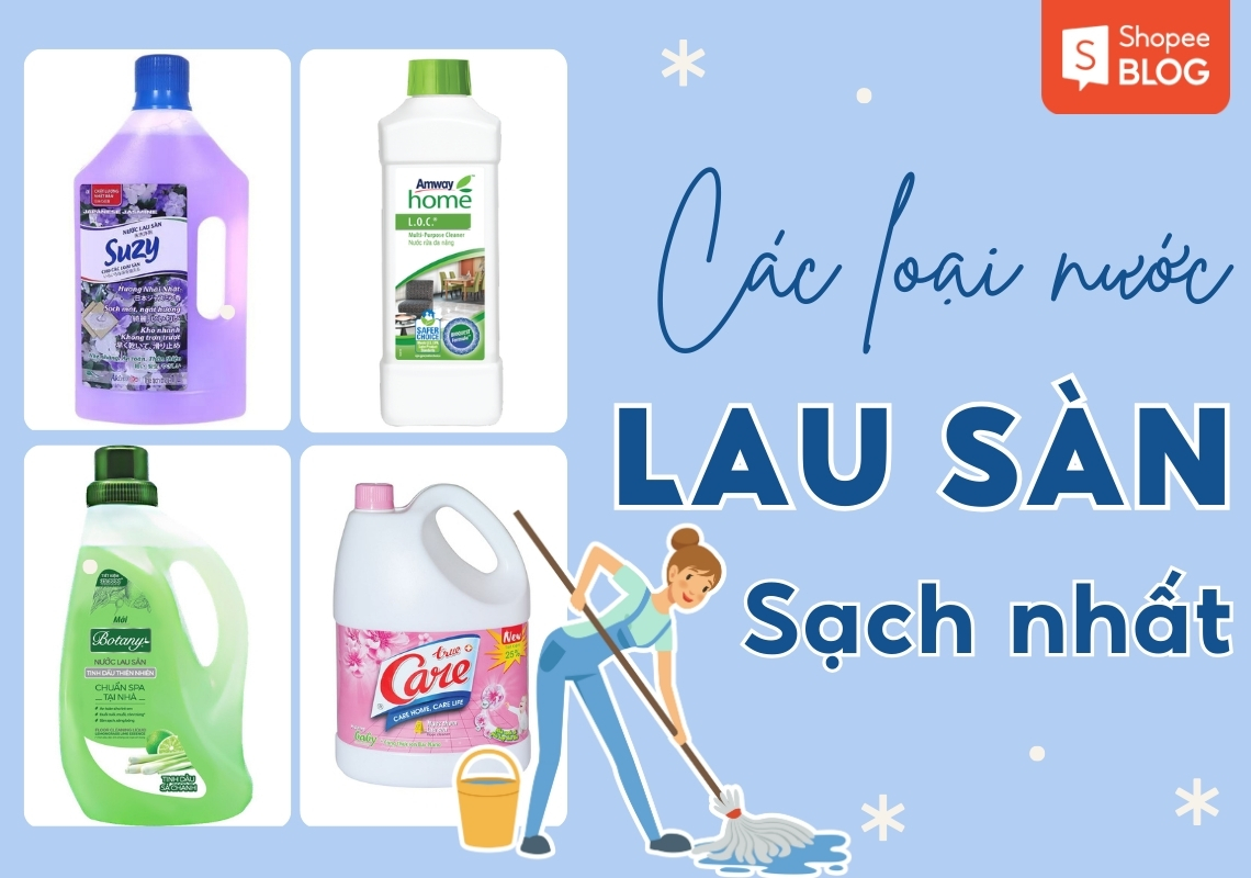 các loại nước lau sàn