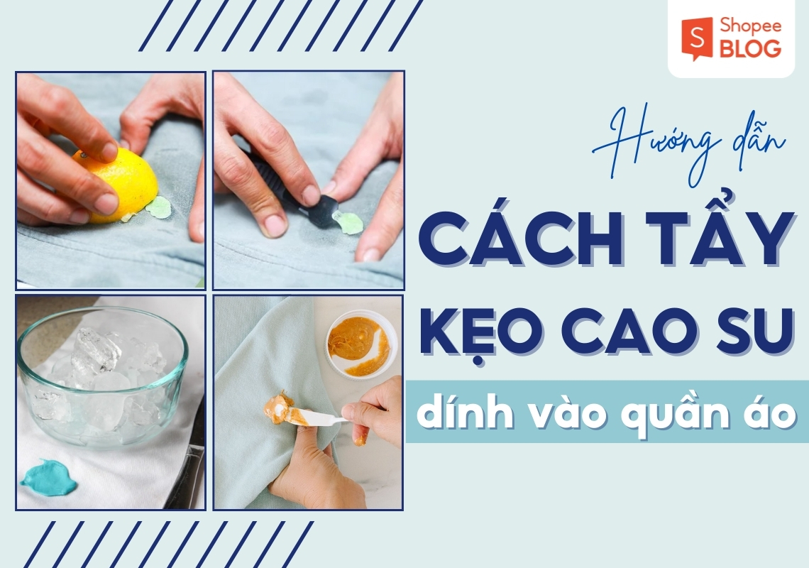 cách tẩy kẹo cao su dính vào quần áo