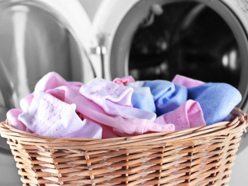 Cách giặt đồ sơ sinh mới mua về máy giặt