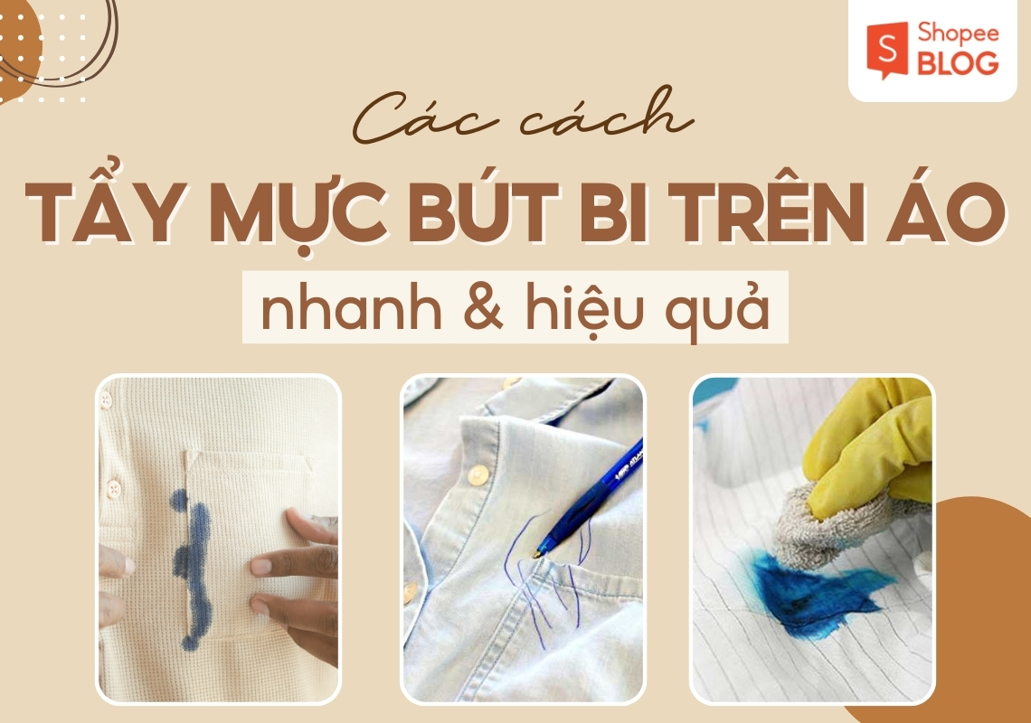 cách tẩy mực bút bi trên áo