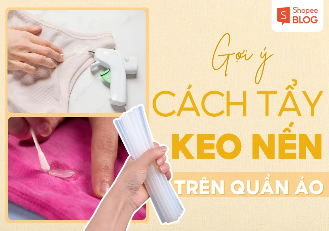 cách tẩy keo nến trên quần áo