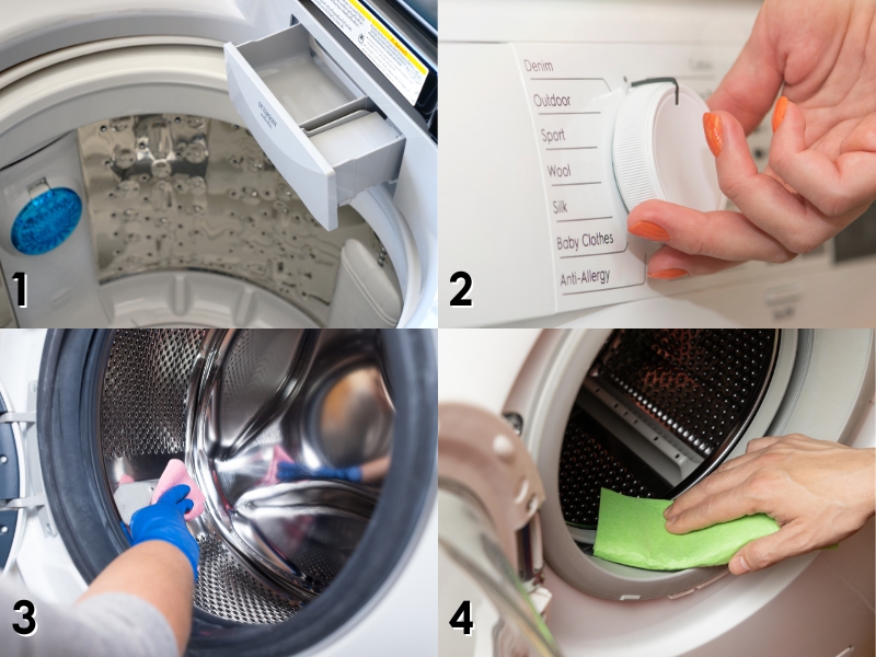 Cách vệ sinh máy giặt tại nhà bằng giấm