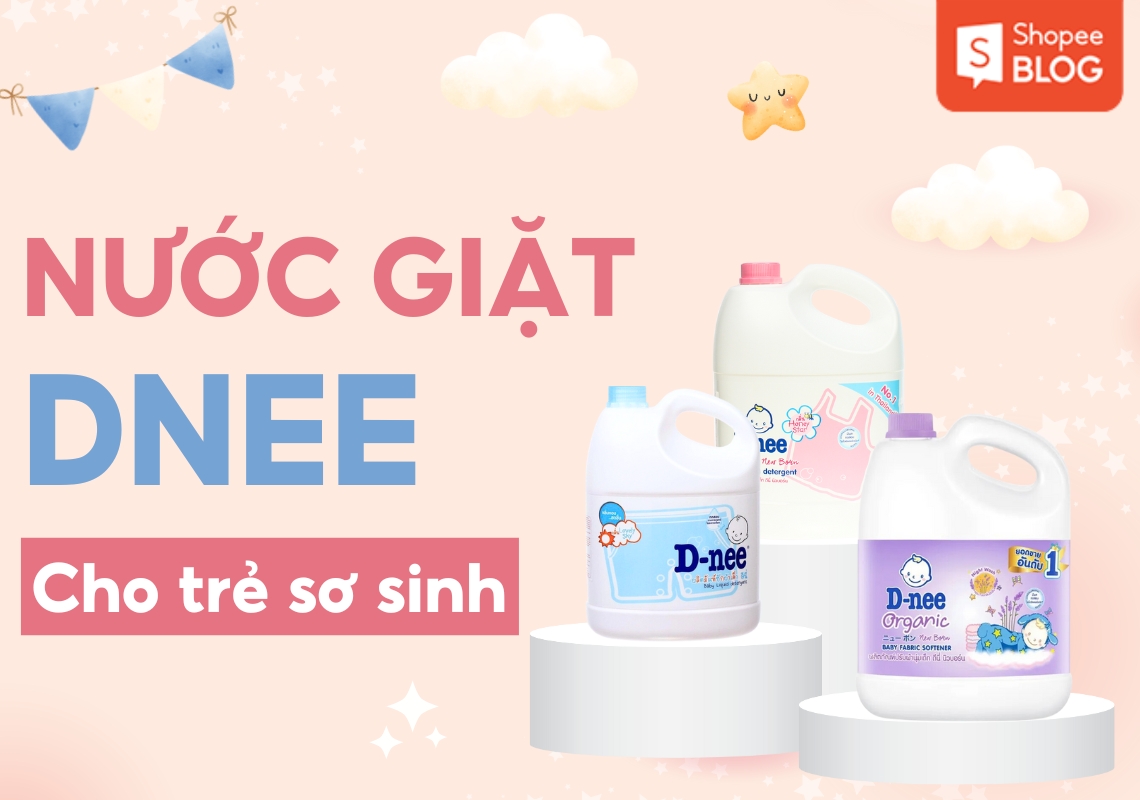 nước giặt dnee cho trẻ sơ sinh