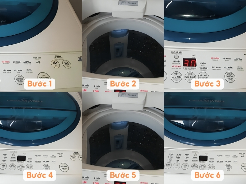 Cách giặt quần áo với máy giặt Toshiba