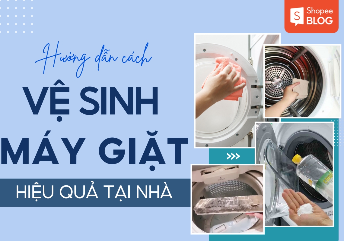 cách vệ sinh máy giặt