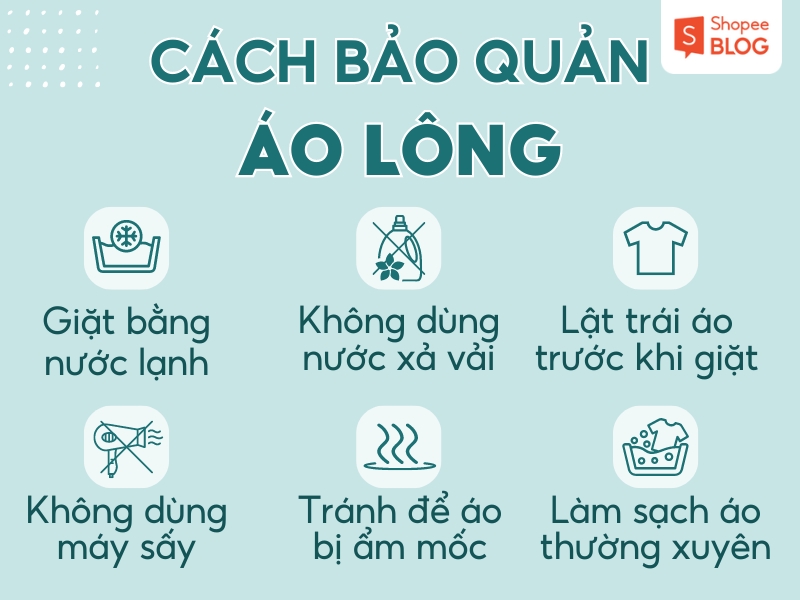 Cách bảo quản áo lông rái cá, lông vũ, phao lông vũ 