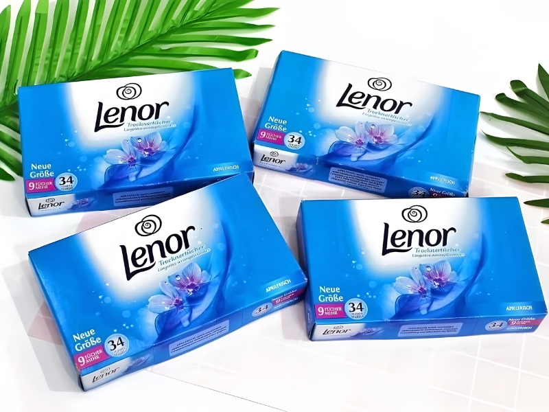 giấy thơm giặt quần áo Lenor 