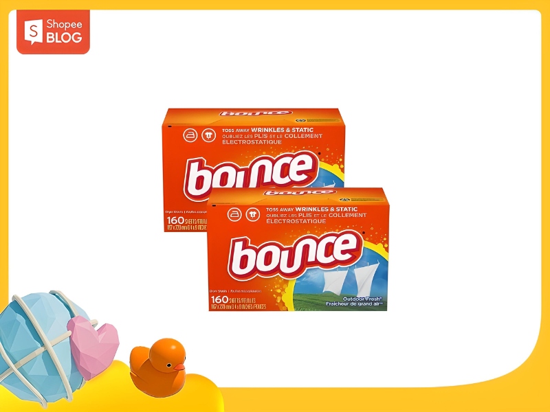 review giấy thơm Bounce