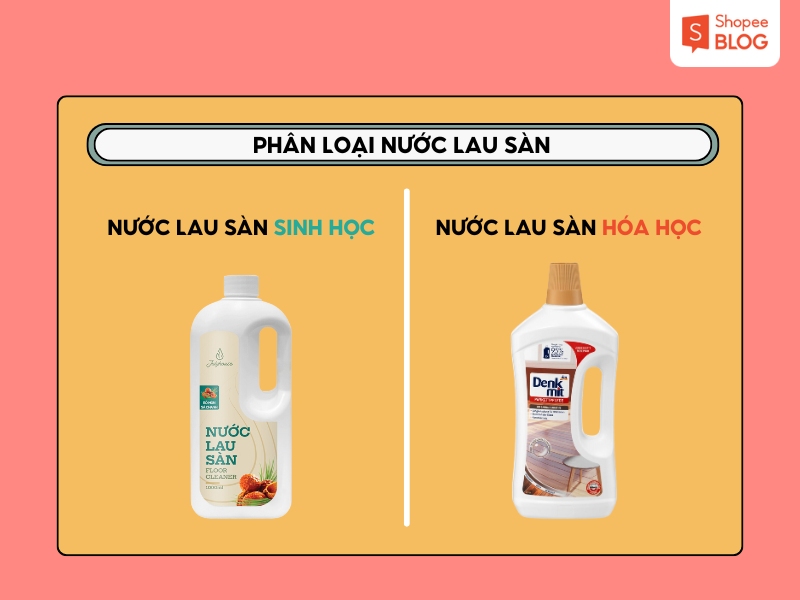 Phân loại nước lau sàn