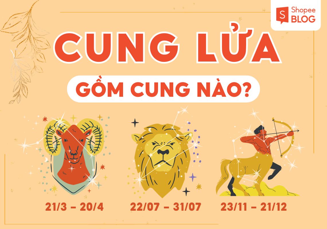 Cung lửa gồm cung nào