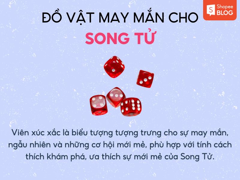 Một số đồ vật mang lại may mắn cho cung Song Tử