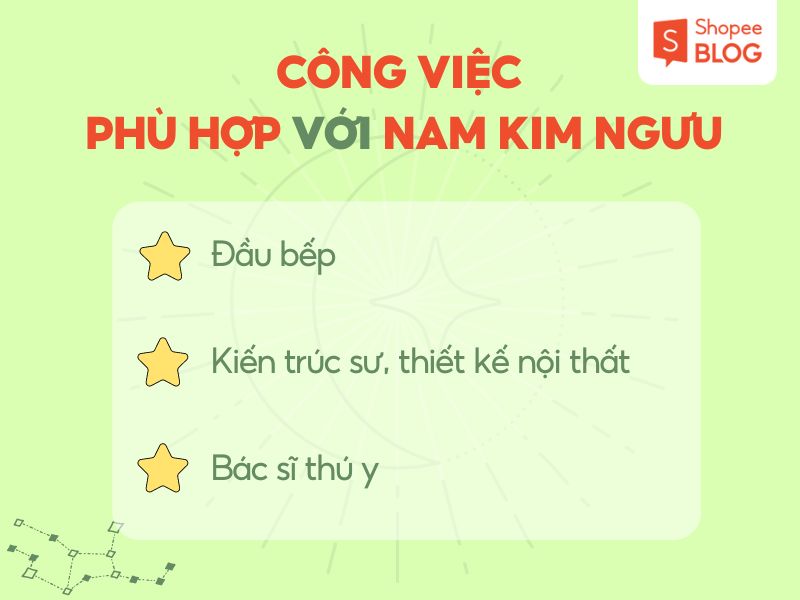 nghề hợp với kim ngưu nam