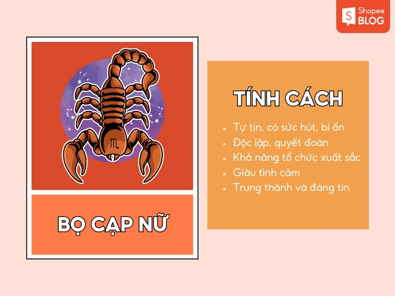 tính cách cung Bọ Cạp nữ