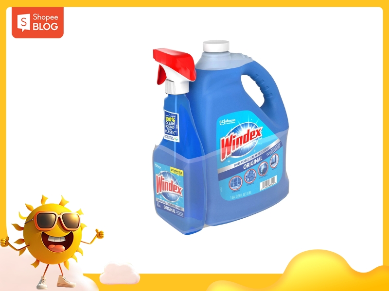 Nước lau kính Windex