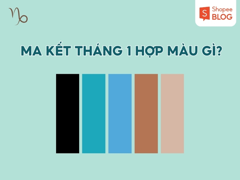 màu hợp với cung ma kết