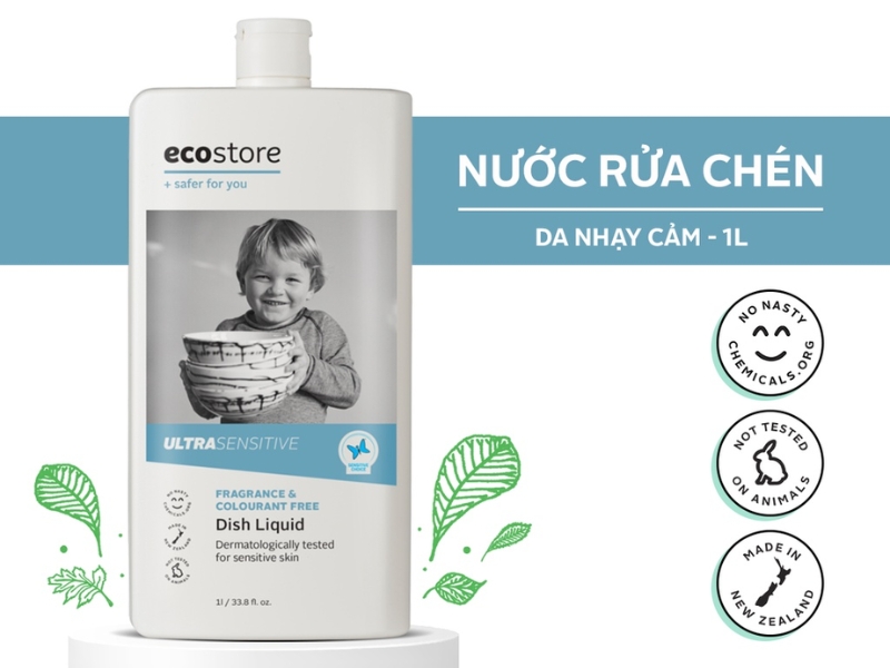 Nước rửa chén hữu cơ Ecostore