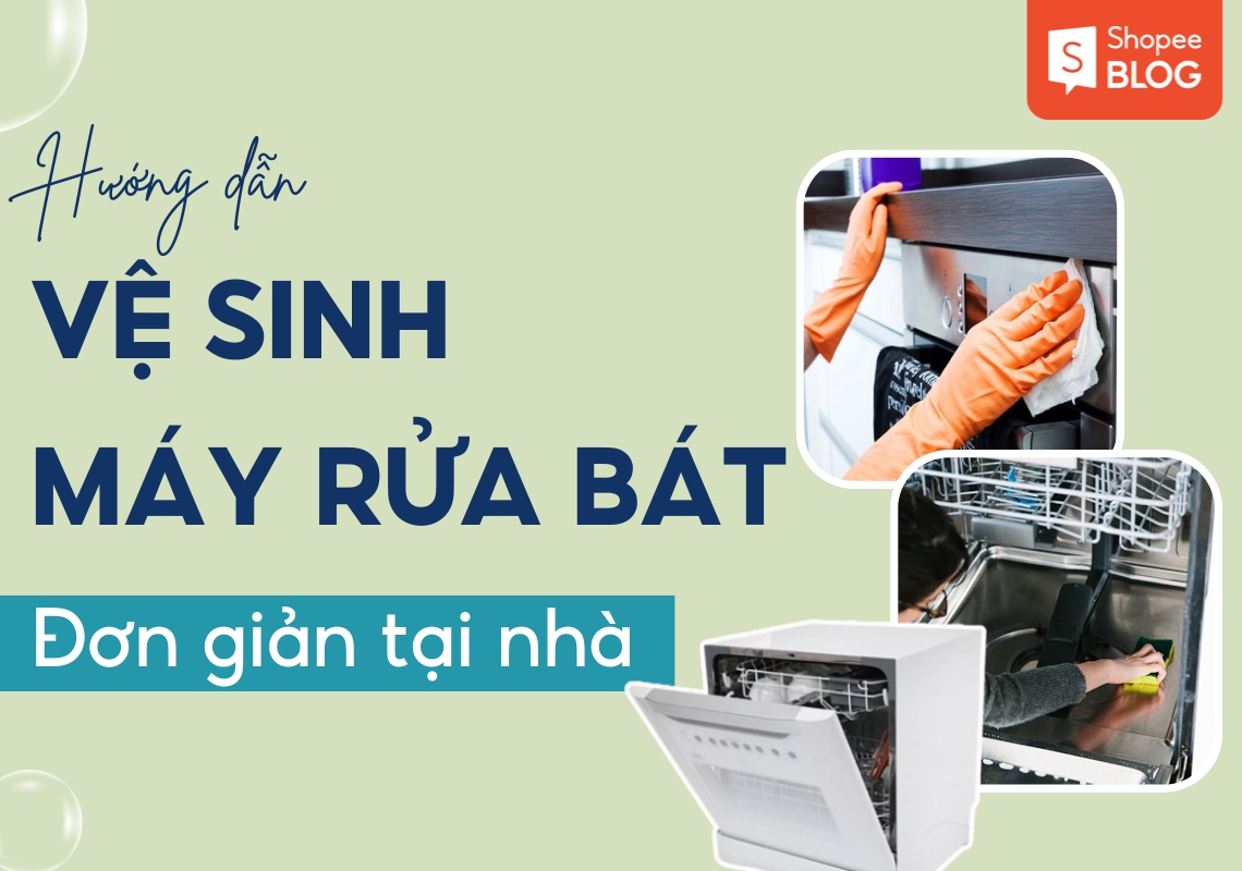 vệ sinh máy rửa bát