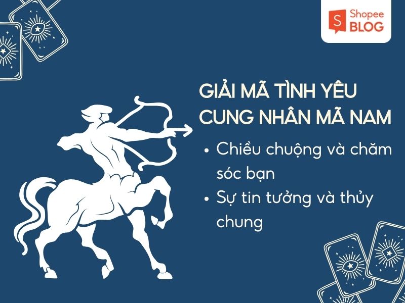 điểm đặc trưng của nhân mã nam khi yêu