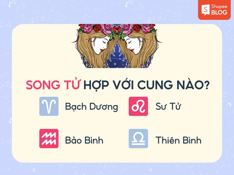 Những cung hoàng đạo Song Tử hợp