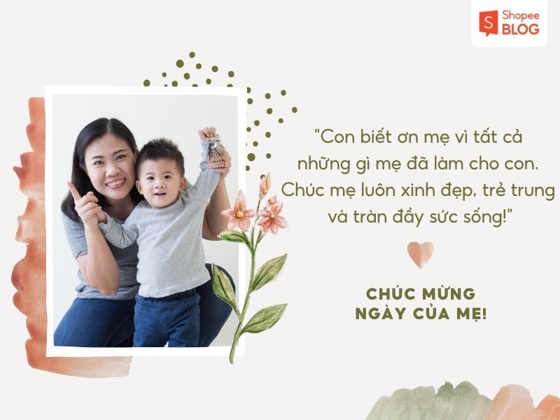 Lời chúc dành tặng mẹ nhân Ngày của Mẹ